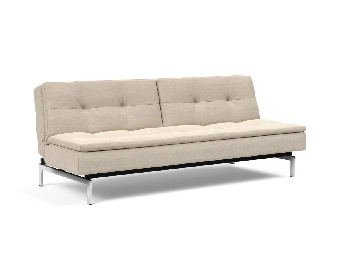 Innovation Dublexo Klappsofa 586 Phobos Latte Chrom / Mattschwarz Innovation Dublexo Klappsofa 586 Phobos Latte Chrom / Mattschwarz