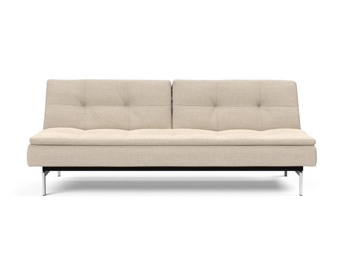 Innovation Dublexo Klappsofa 586 Phobos Latte Chrom / Mattschwarz - Gallery 1 Innovation Dublexo Klappsofa 586 Phobos Latte Chrom / Mattschwarz