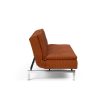 Innovation Dublexo Klappsofa 595 Curduroy Burnt Orange Chrom / Mattschwarz