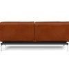 Innovation Dublexo Klappsofa 595 Curduroy Burnt Orange Chrom / Mattschwarz
