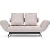 Innovation Ghia Klappsofa 300 Weda Sand Ghia Beine chrom / matt schwarz