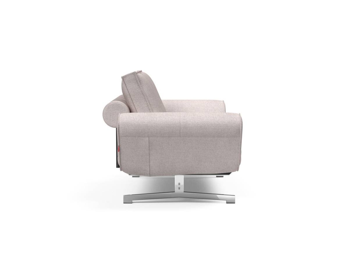 Innovation Ghia Klappsofa 300 Weda Sand Ghia Beine chrom / matt schwarz