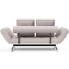 Innovation Ghia Klappsofa 300 Weda Sand Ghia Beine chrom / matt schwarz