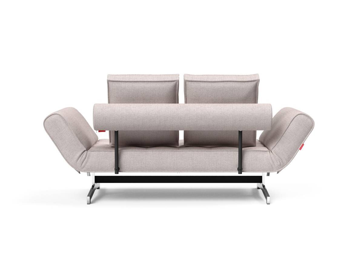Innovation Ghia Klappsofa 300 Weda Sand Ghia Beine chrom / matt schwarz