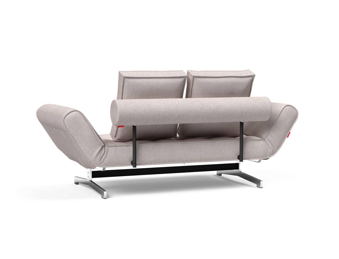 Innovation Ghia Klappsofa 300 Weda Sand Ghia Beine chrom / matt schwarz