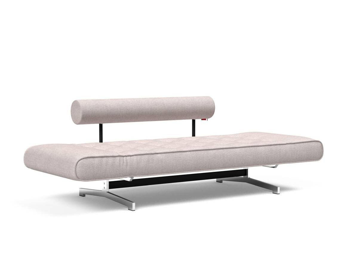 Innovation Ghia Klappsofa 300 Weda Sand Ghia Beine chrom / matt schwarz