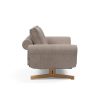 Innovation Ghia Klappsofa 318 Cordufine, Beige Ghia Beine Eiche / matt schwarz