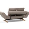 Innovation Ghia Klappsofa 318 Cordufine, Beige Ghia Beine Eiche / matt schwarz