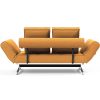 Innovation Ghia Klappsofa 536 Boucle Ochre Ghia Beine chrom / matt schwarz
