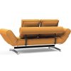 Innovation Ghia Klappsofa 536 Boucle Ochre Ghia Beine chrom / matt schwarz