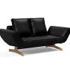 Innovation Ghia Klappsofa 550 Fanual Black Ghia Beine Eiche / matt schwarz Innovation Ghia Klappsofa 550 Fanual Black Ghia Beine Eiche / matt schwarz