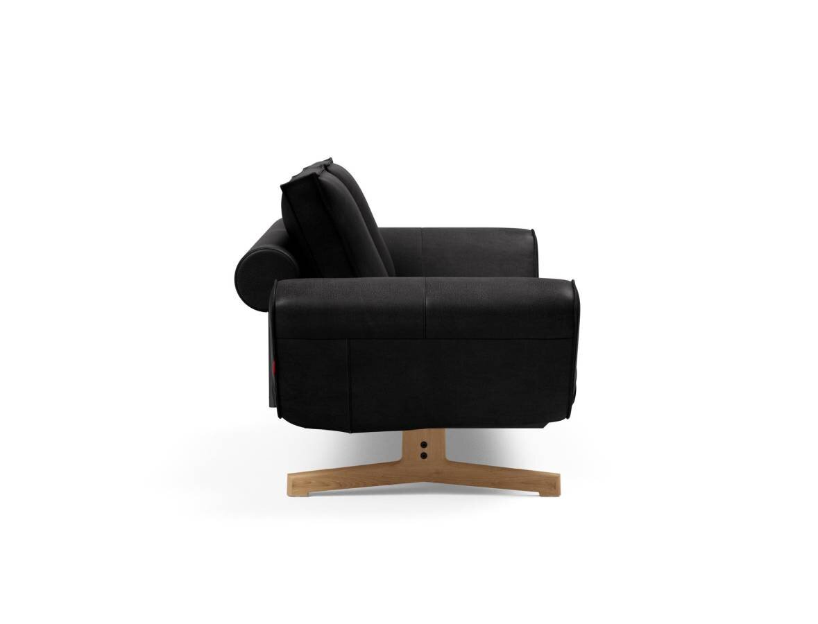 Innovation Ghia Klappsofa 550 Fanual Black Ghia Beine Eiche / matt schwarz - Gallery 2 Innovation Ghia Klappsofa 550 Fanual Black Ghia Beine Eiche / matt schwarz