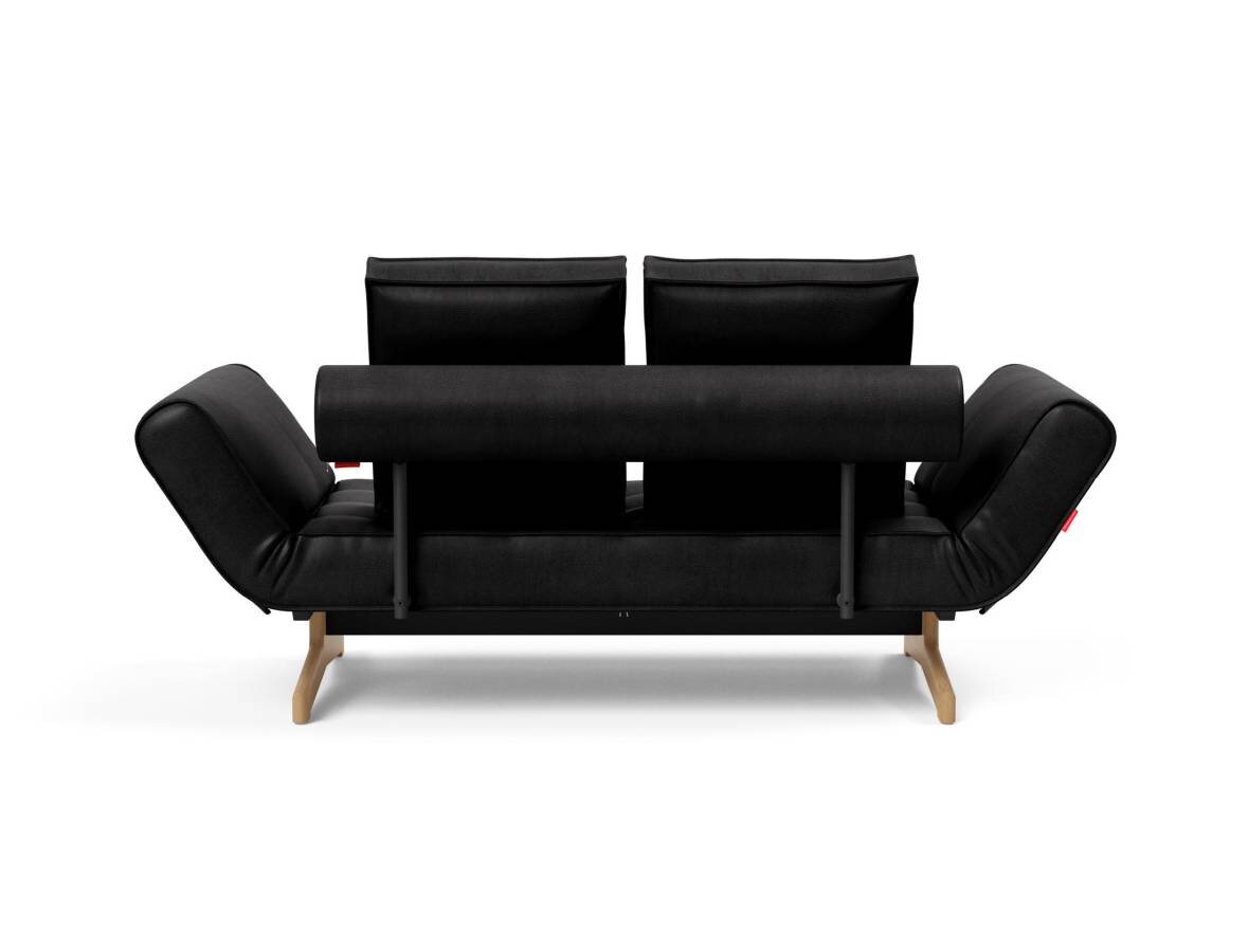 Innovation Ghia Klappsofa 550 Fanual Black Ghia Beine Eiche / matt schwarz - Gallery 3 Innovation Ghia Klappsofa 550 Fanual Black Ghia Beine Eiche / matt schwarz