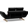Innovation Ghia Klappsofa 550 Fanual Black Ghia Beine Eiche / matt schwarz - Gallery 4 Innovation Ghia Klappsofa 550 Fanual Black Ghia Beine Eiche / matt schwarz