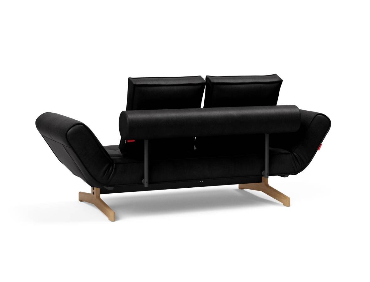 Innovation Ghia Klappsofa 550 Fanual Black Ghia Beine Eiche / matt schwarz - Gallery 4 Innovation Ghia Klappsofa 550 Fanual Black Ghia Beine Eiche / matt schwarz