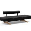 Innovation Ghia Klappsofa 550 Fanual Black Ghia Beine Eiche / matt schwarz - Gallery 5 Innovation Ghia Klappsofa 550 Fanual Black Ghia Beine Eiche / matt schwarz