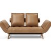 Innovation Ghia Klappsofa 551 Faunal Brown Ghia Beine Eiche / matt schwarz