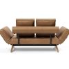 Innovation Ghia Klappsofa 551 Faunal Brown Ghia Beine Eiche / matt schwarz