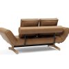 Innovation Ghia Klappsofa 551 Faunal Brown Ghia Beine Eiche / matt schwarz