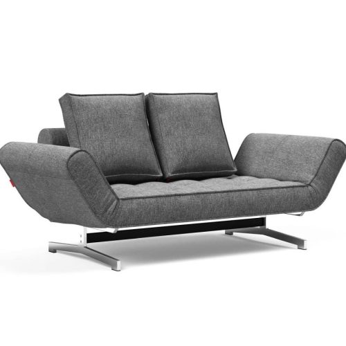Innovation Ghia Klappsofa 563 Twist Charcoal Ghia Beine chrom / matt schwarz Innovation Ghia Klappsofa 563 Twist Charcoal Ghia Beine chrom / matt schwarz