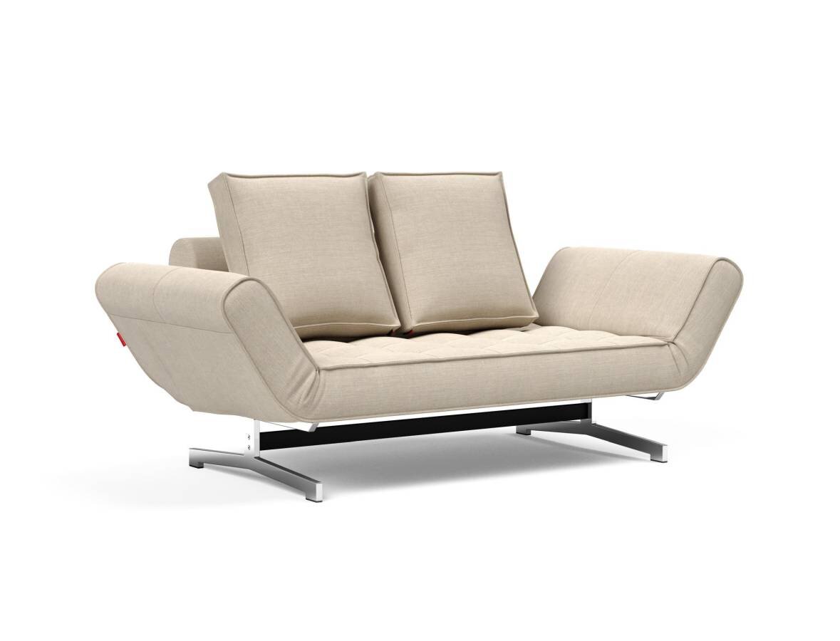 Innovation Ghia Klappsofa 586 Phobos Latte Ghia Beine chrom / matt schwarz Innovation Ghia Klappsofa 586 Phobos Latte Ghia Beine chrom / matt schwarz