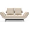 Innovation Ghia Klappsofa 586 Phobos Latte Ghia Beine chrom / matt schwarz - Gallery 1 Innovation Ghia Klappsofa 586 Phobos Latte Ghia Beine chrom / matt schwarz