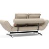 Innovation Ghia Klappsofa 586 Phobos Latte Ghia Beine chrom / matt schwarz - Gallery 4 Innovation Ghia Klappsofa 586 Phobos Latte Ghia Beine chrom / matt schwarz