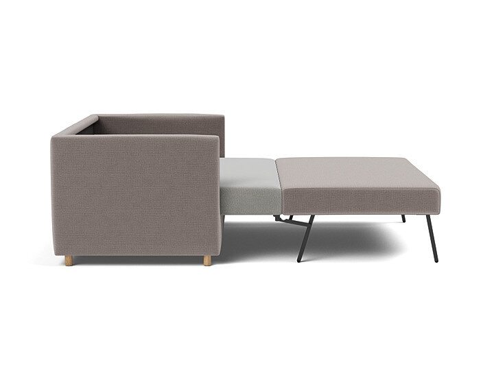 Innovation Klappsofa Olan 418 Esina Truffle