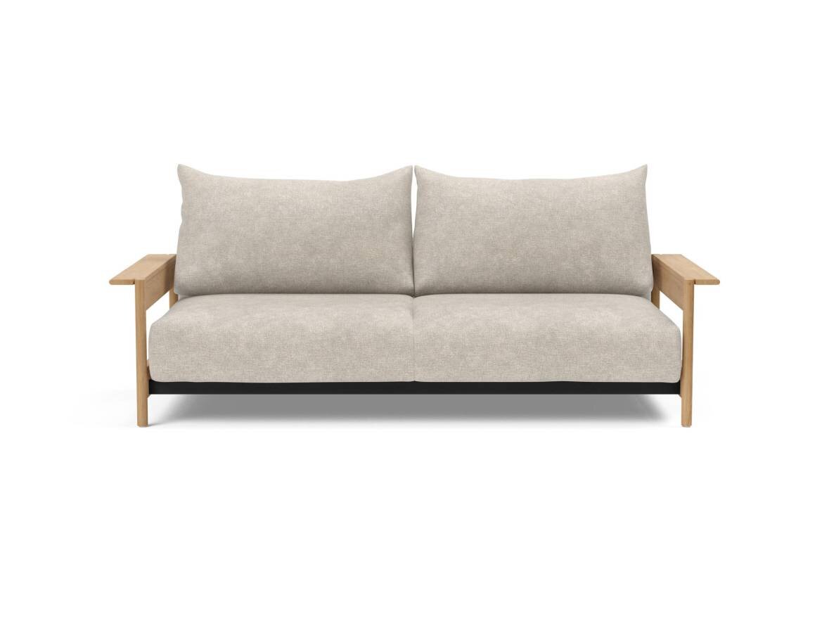 Innovation Malloy Wood Klappsofa 280 Avella Sand - Gallery 1 Innovation Malloy Wood Klappsofa 280 Avella Sand