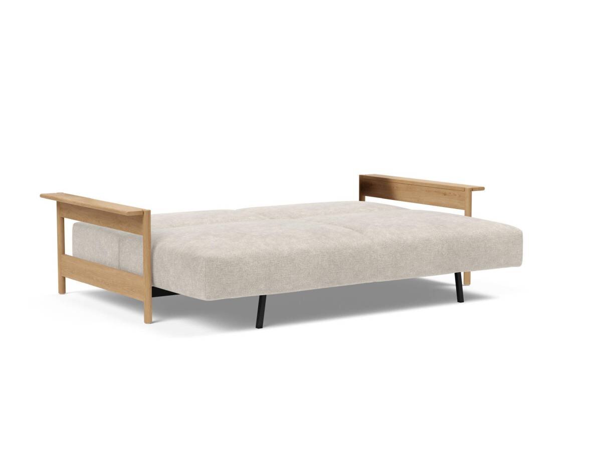 Innovation Malloy Wood Klappsofa 280 Avella Sand - Gallery 5 Innovation Malloy Wood Klappsofa 280 Avella Sand