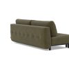 Innovation Nabli Klappsofa 316 Cordufine, Pine Green