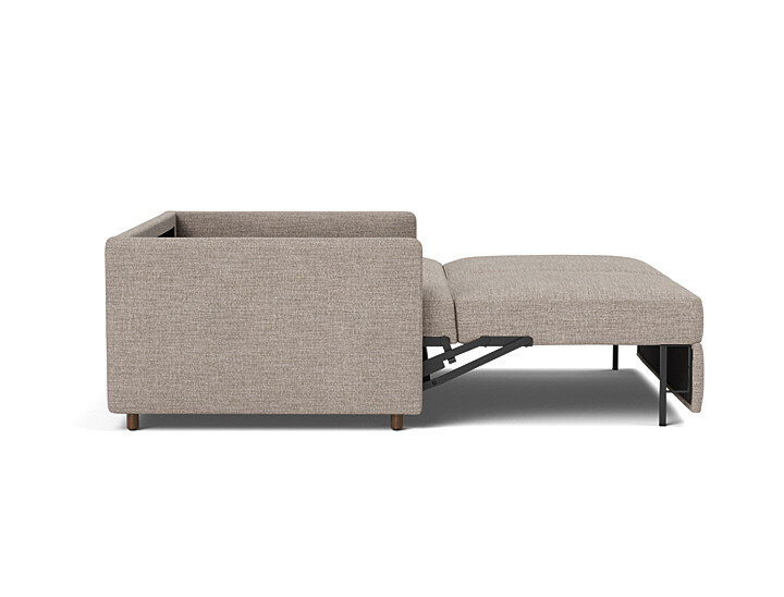 Innovation Neah 140 Klappsofa mit schmalen Armlehnen 472 Yuveno Warm Grey - Gallery 6 Innovation Neah 140 Klappsofa mit schmalen Armlehnen 472 Yuveno Warm Grey