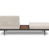 Innovation Puri Klappsofa 280 Avella Sand Walnuss-Tisch