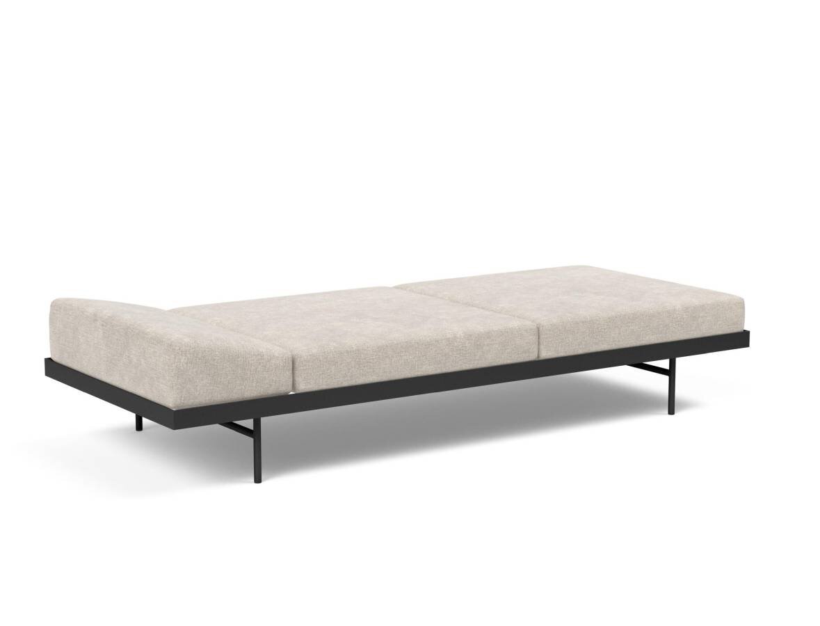 Innovation Puri Klappsofa 280 Avella Sand Walnuss-Tisch