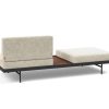 Innovation Puri Klappsofa 357 Taura Off White Walnuss-Tisch - Gallery 4 Innovation Puri Klappsofa 357 Taura Off White Walnuss-Tisch