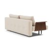 Innovation Recast Klappsofa 410 Esina Almond Beige mit Armlehnen