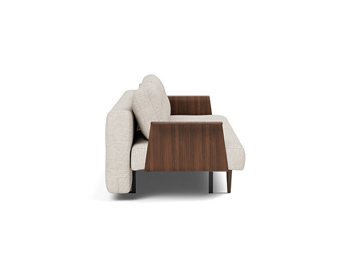 Innovation Recast Klappsofa 470 Yuveno Natural mit Armlehnen