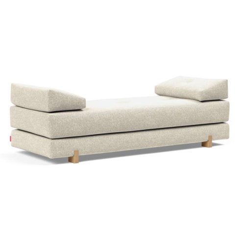 Innovation Sigmund Klappsofa 357 Taura Off White Drip Beine, Eiche lackiert Innovation Sigmund Klappsofa 357 Taura Off White Drip Beine, Eiche lackiert