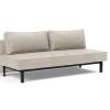 Innovation Sly Klappsofa 280 Avella Sand Stahl matt schwarz