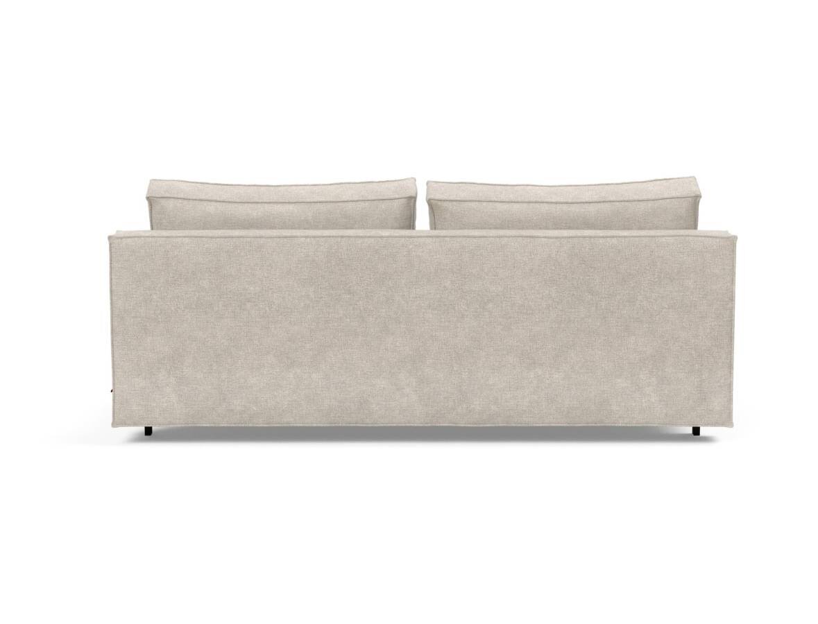 Innovation Sly Klappsofa 280 Avella Sand Stahl matt schwarz