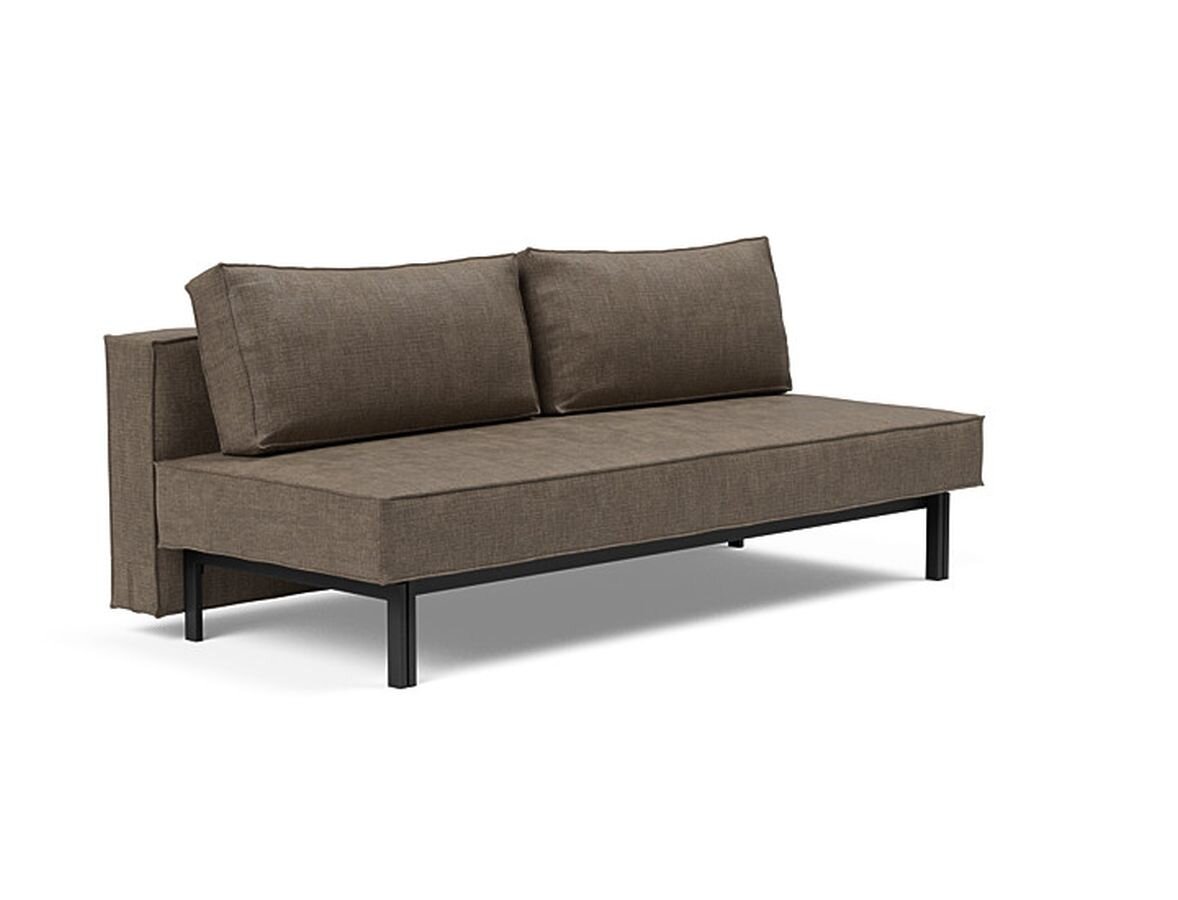 Innovation Sly Klappsofa 411 Esina Cedar Brown Stahl matt schwarz Innovation Sly Klappsofa 411 Esina Cedar Brown Stahl matt schwarz