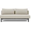 Innovation Sly Klappsofa 527 Mixed Dance Natural Stahl matt schwarz - Gallery 1 Innovation Sly Klappsofa 527 Mixed Dance Natural Stahl matt schwarz