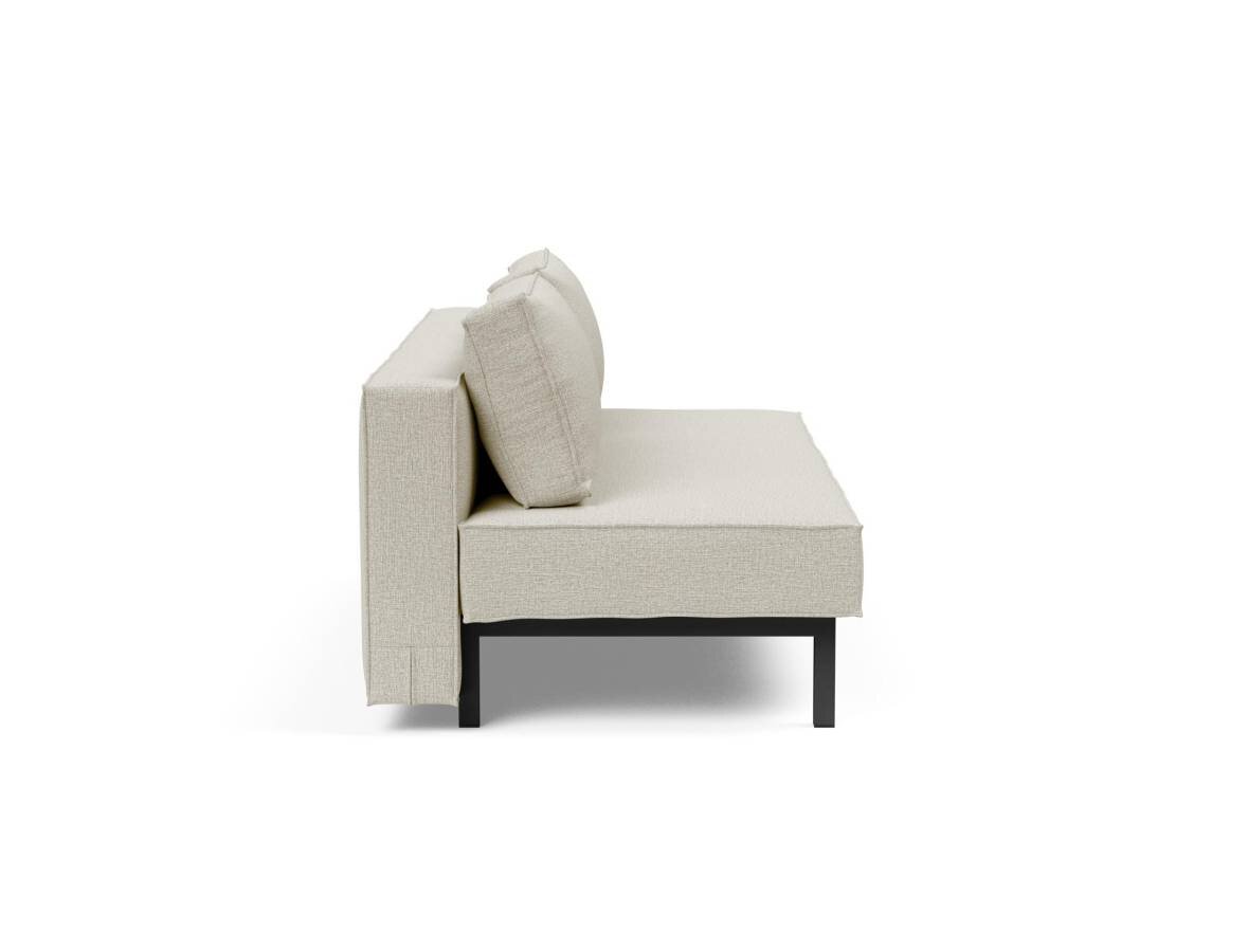 Innovation Sly Klappsofa 527 Mixed Dance Natural Stahl matt schwarz - Gallery 2 Innovation Sly Klappsofa 527 Mixed Dance Natural Stahl matt schwarz