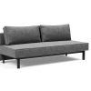 Innovation Sly Klappsofa 563 Twist Charcoal Stahl matt schwarz
