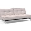 Innovation Splitback Klappsofa 300 Weda Sand Chrom / Mattschwarz