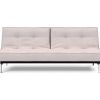 Innovation Splitback Klappsofa 300 Weda Sand Chrom / Mattschwarz