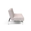 Innovation Splitback Klappsofa 300 Weda Sand Chrom / Mattschwarz