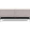 Innovation Splitback Klappsofa 300 Weda Sand Chrom / Mattschwarz