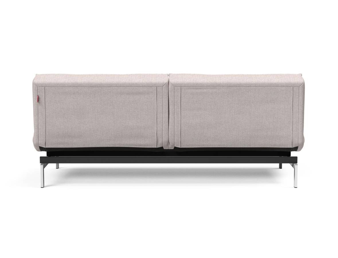 Innovation Splitback Klappsofa 300 Weda Sand Chrom / Mattschwarz