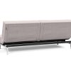 Innovation Splitback Klappsofa 300 Weda Sand Chrom / Mattschwarz